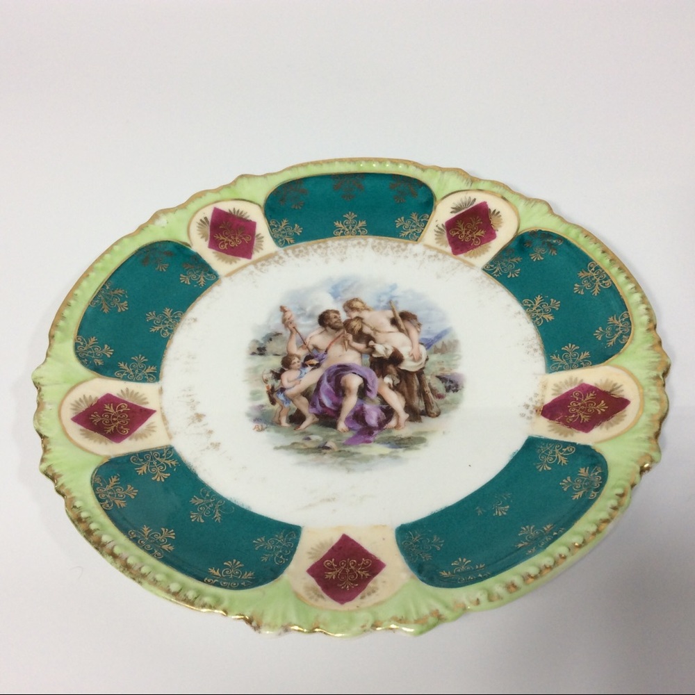 Royal Bavaria Germany Plate Nudes